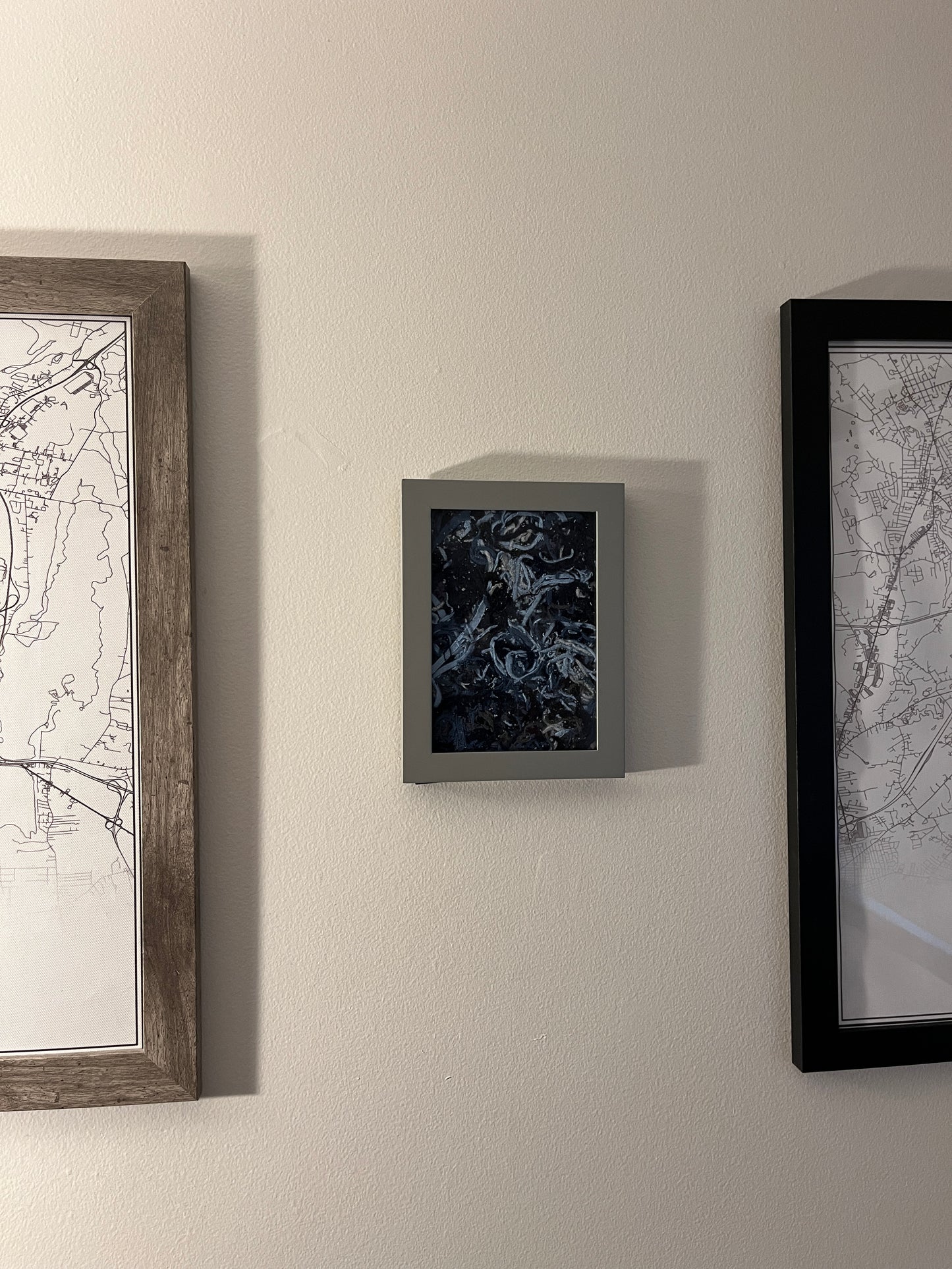 Midnight Peace Fiber Art - 5x7