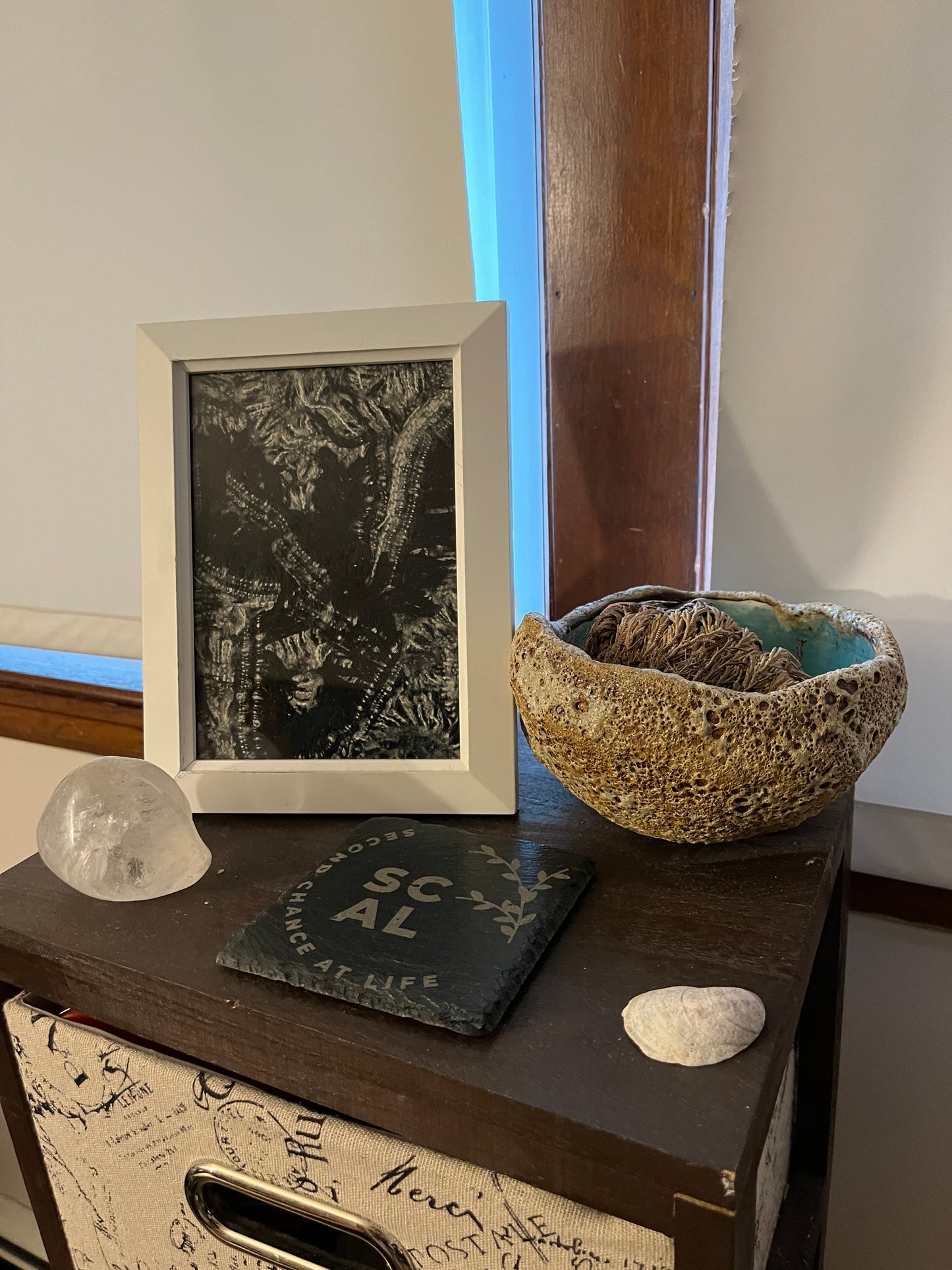 Luxury Greyscale Fiber Art - 5x7