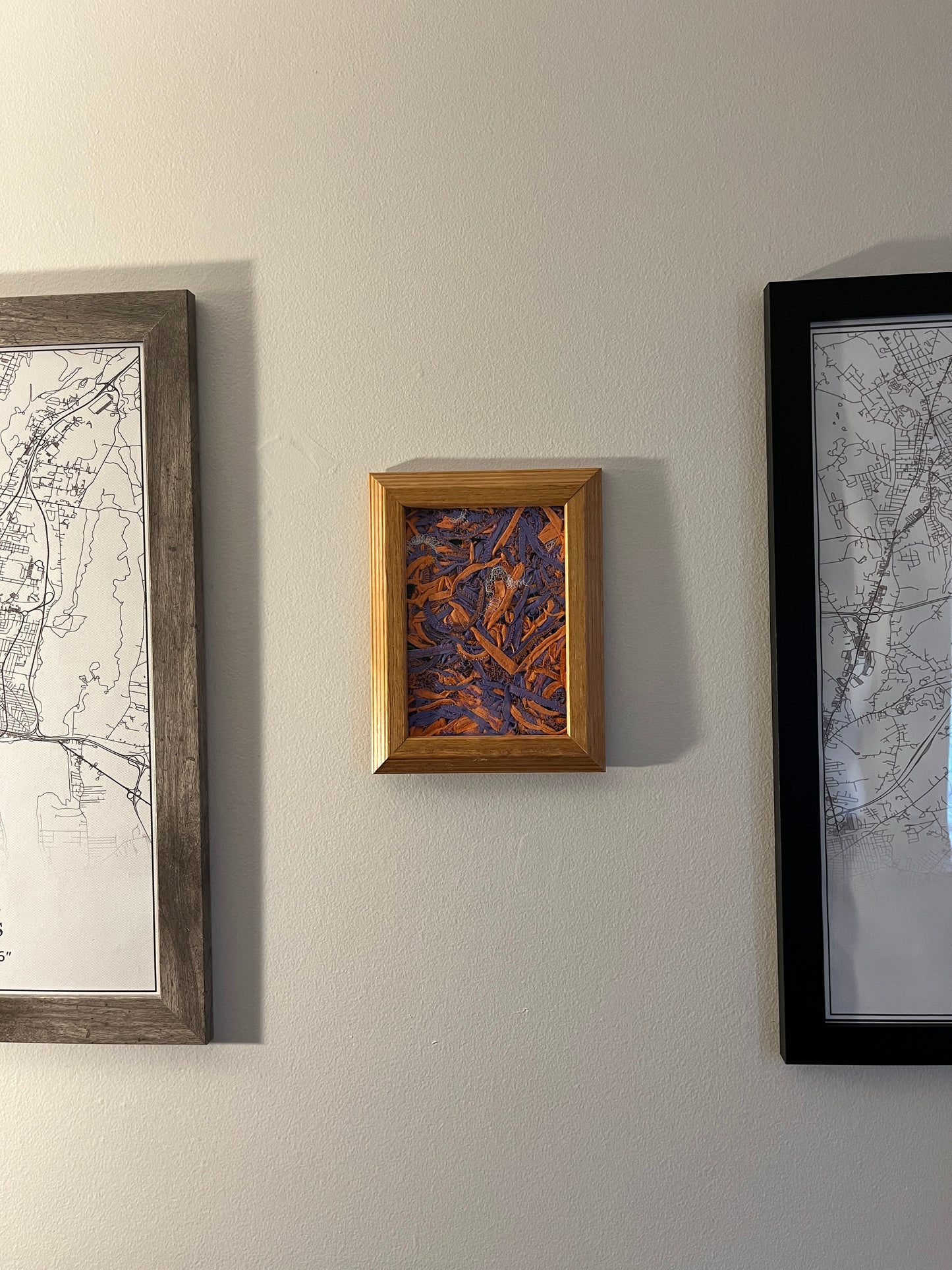 80s Flower Power Fiber Art - 5x7