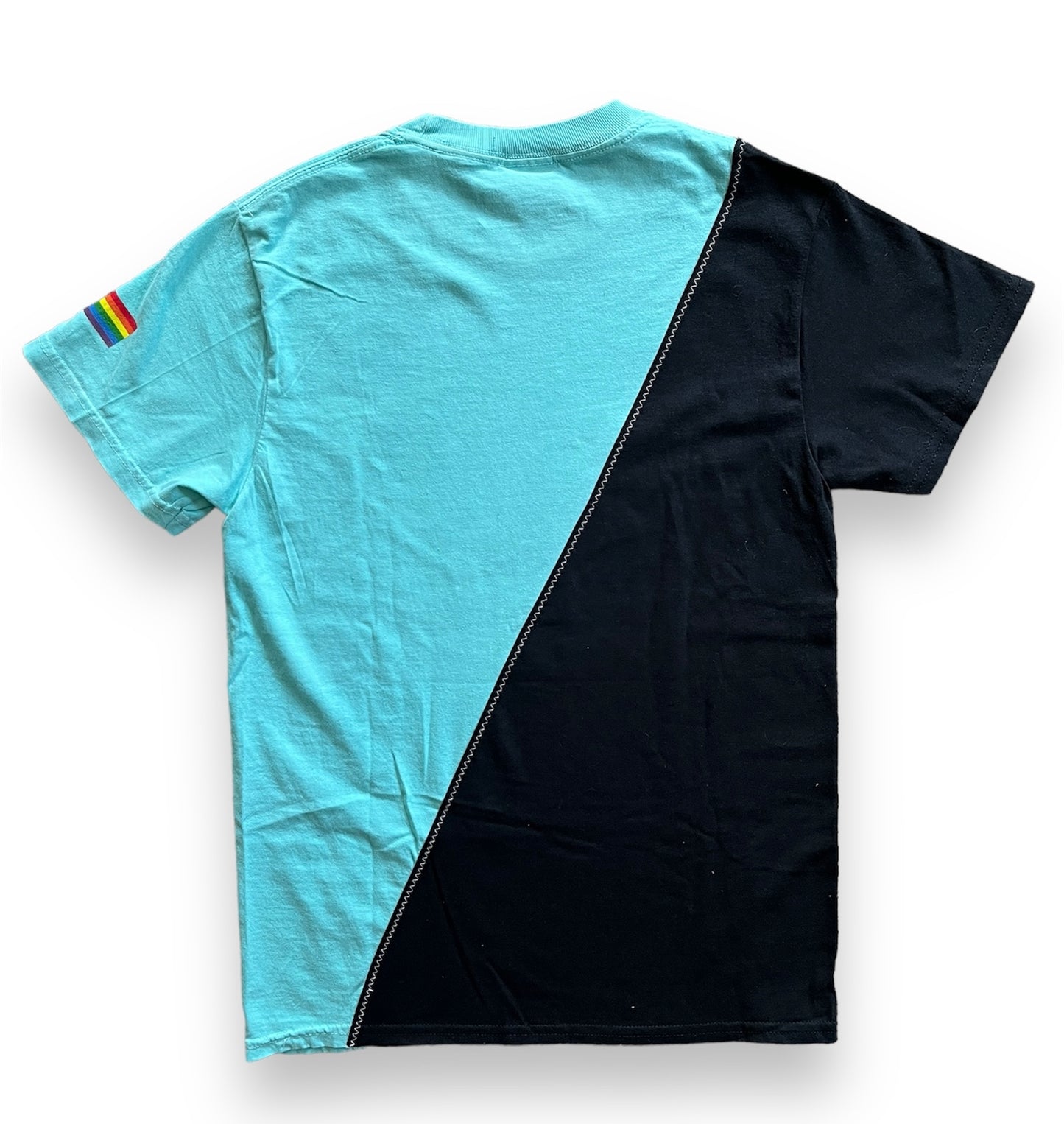 SMALL Onyx and Turquoise T-Shirt