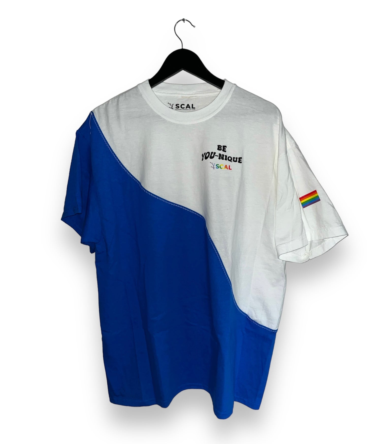 XL Blue and White Ceramics T-Shirt