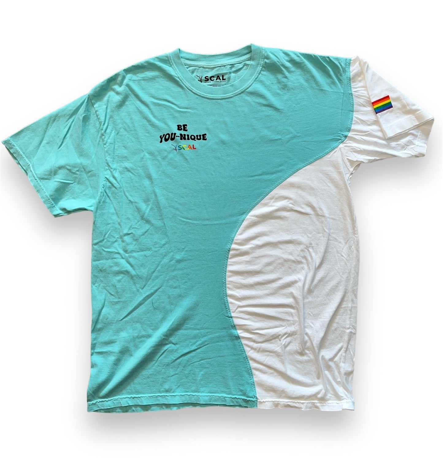 XL Tumbling Turquoise T-Shirt