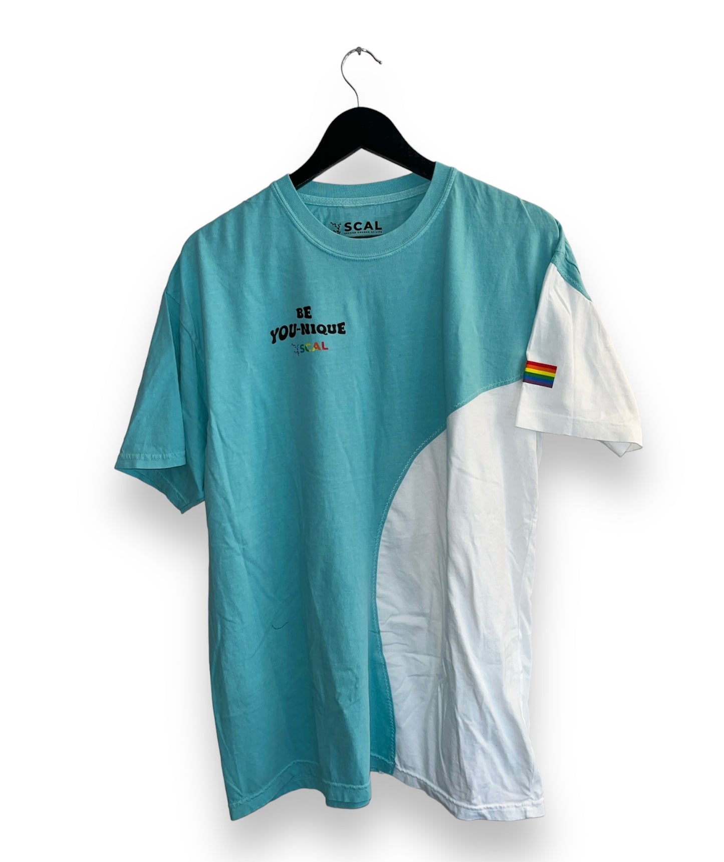 XL Tumbling Turquoise T-Shirt