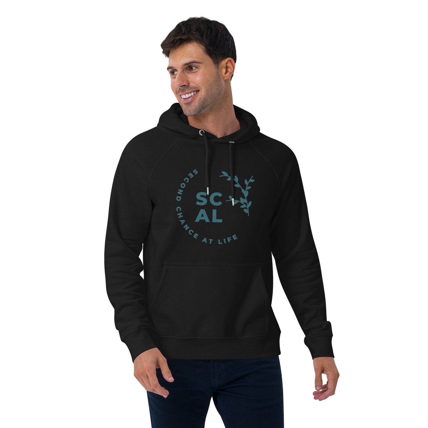 Organic Cotton Unisex Eco Raglan Hoodie
