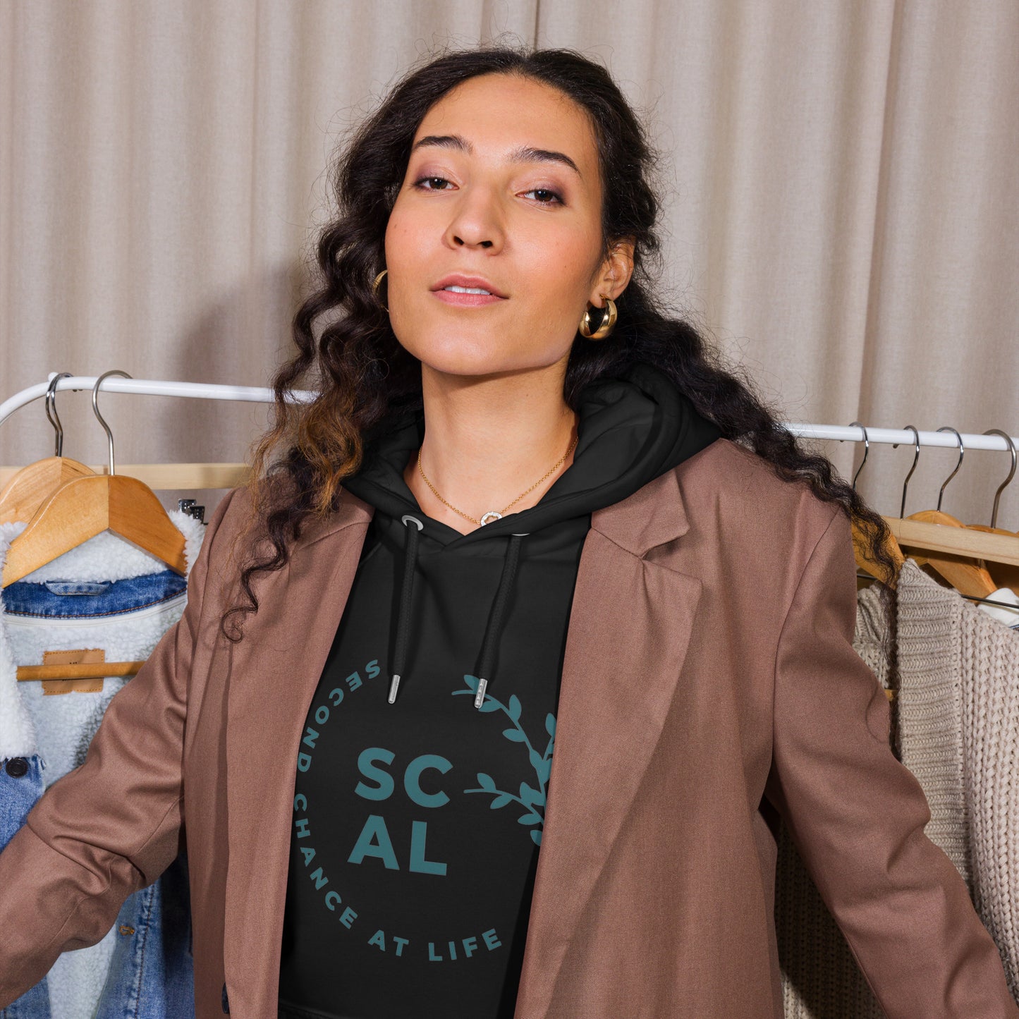 Organic Cotton Unisex Eco Raglan Hoodie