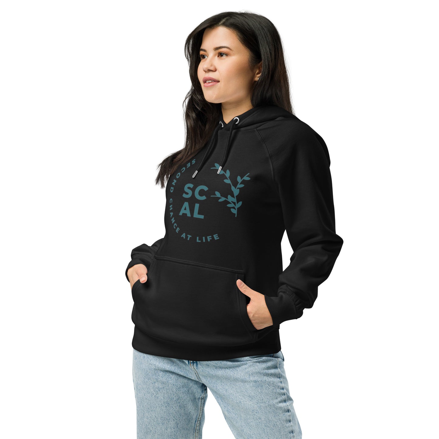 Organic Cotton Unisex Eco Raglan Hoodie