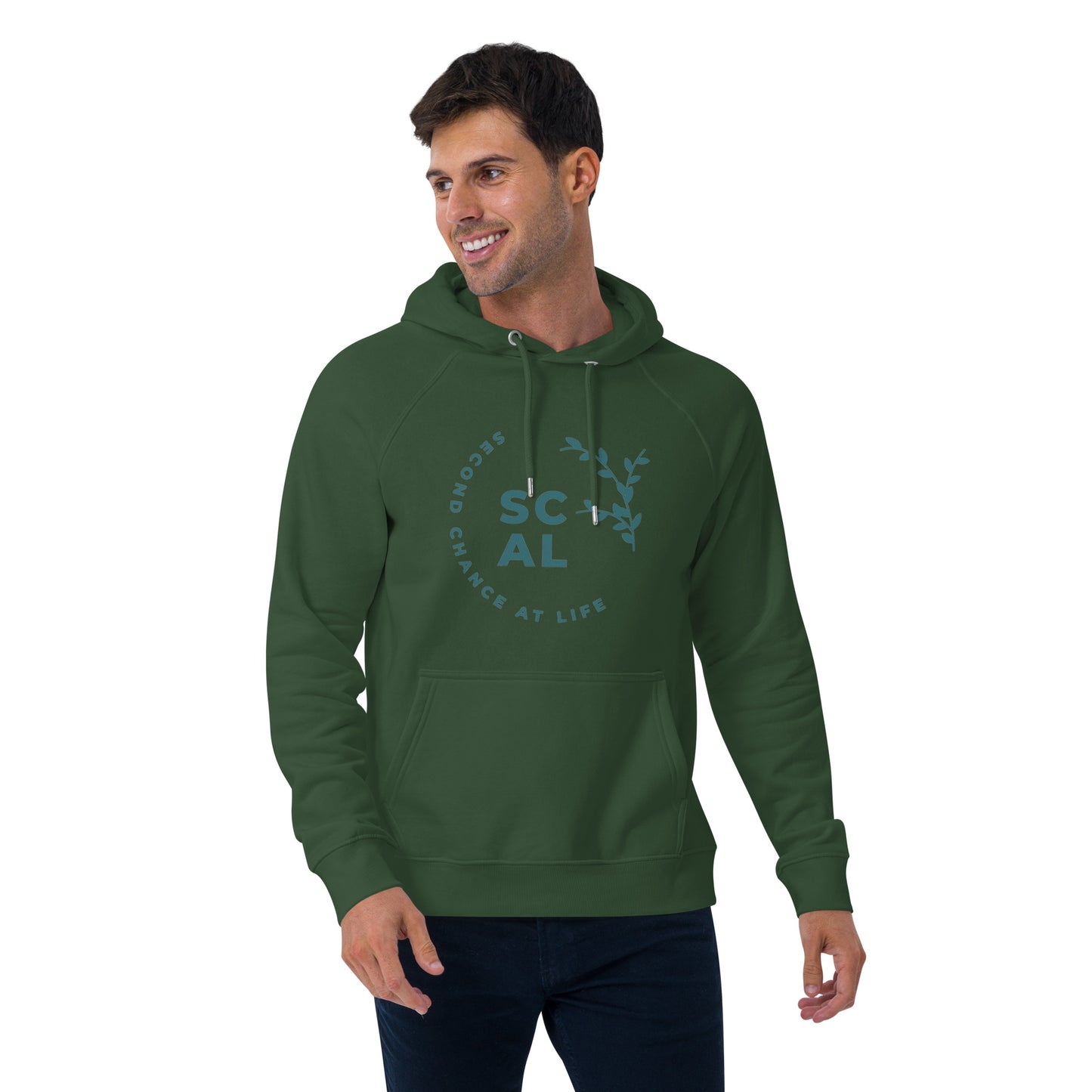 Organic Cotton Unisex Eco Raglan Hoodie