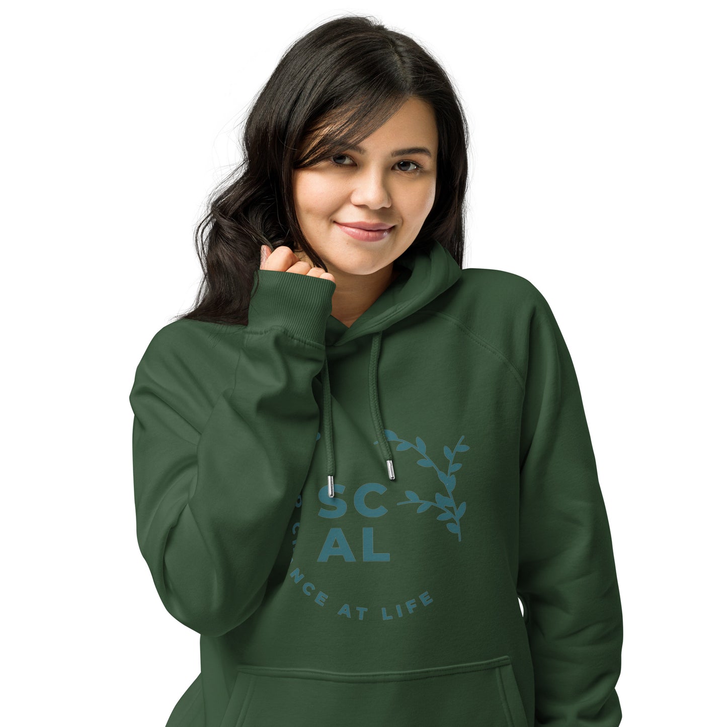 Organic Cotton Unisex Eco Raglan Hoodie