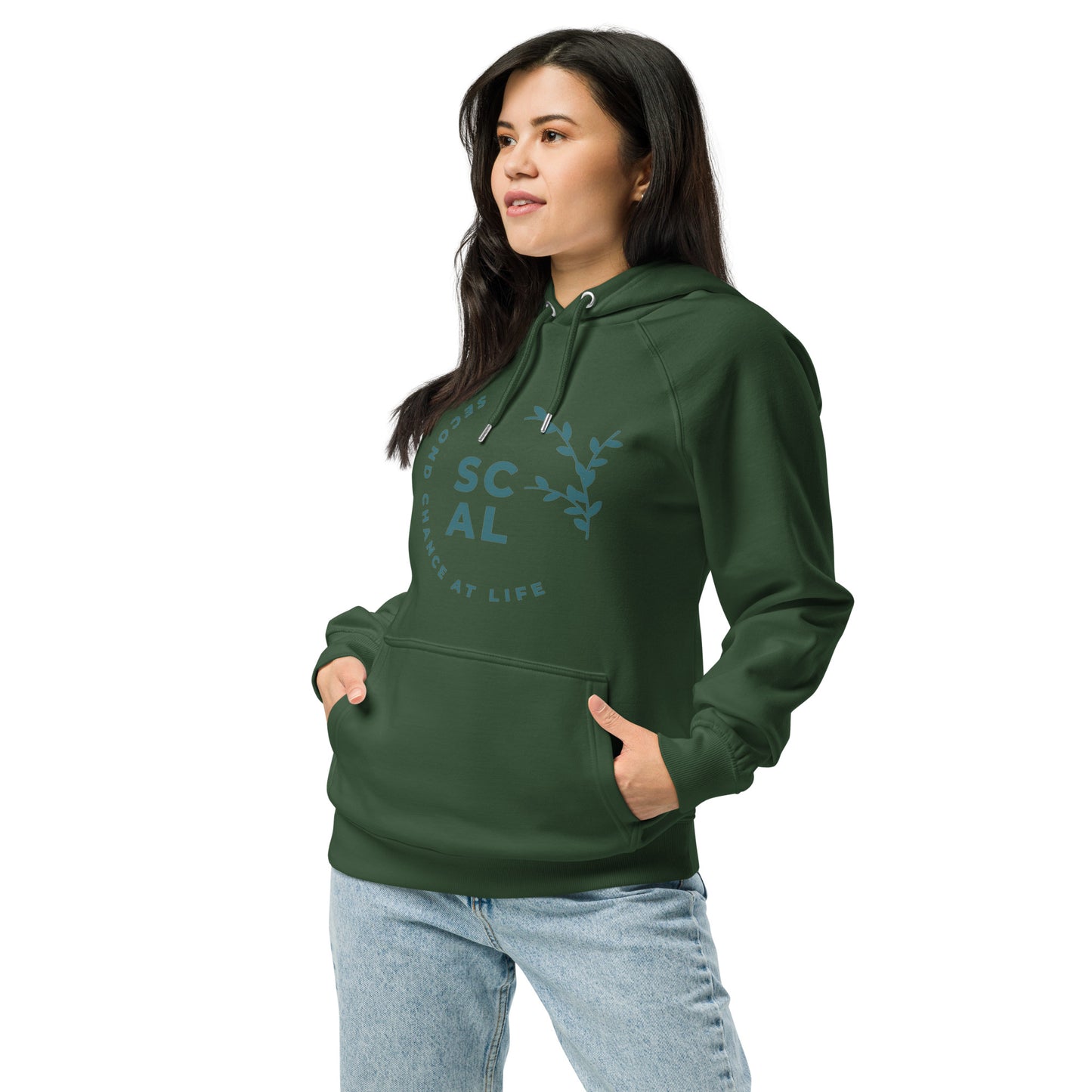 Organic Cotton Unisex Eco Raglan Hoodie