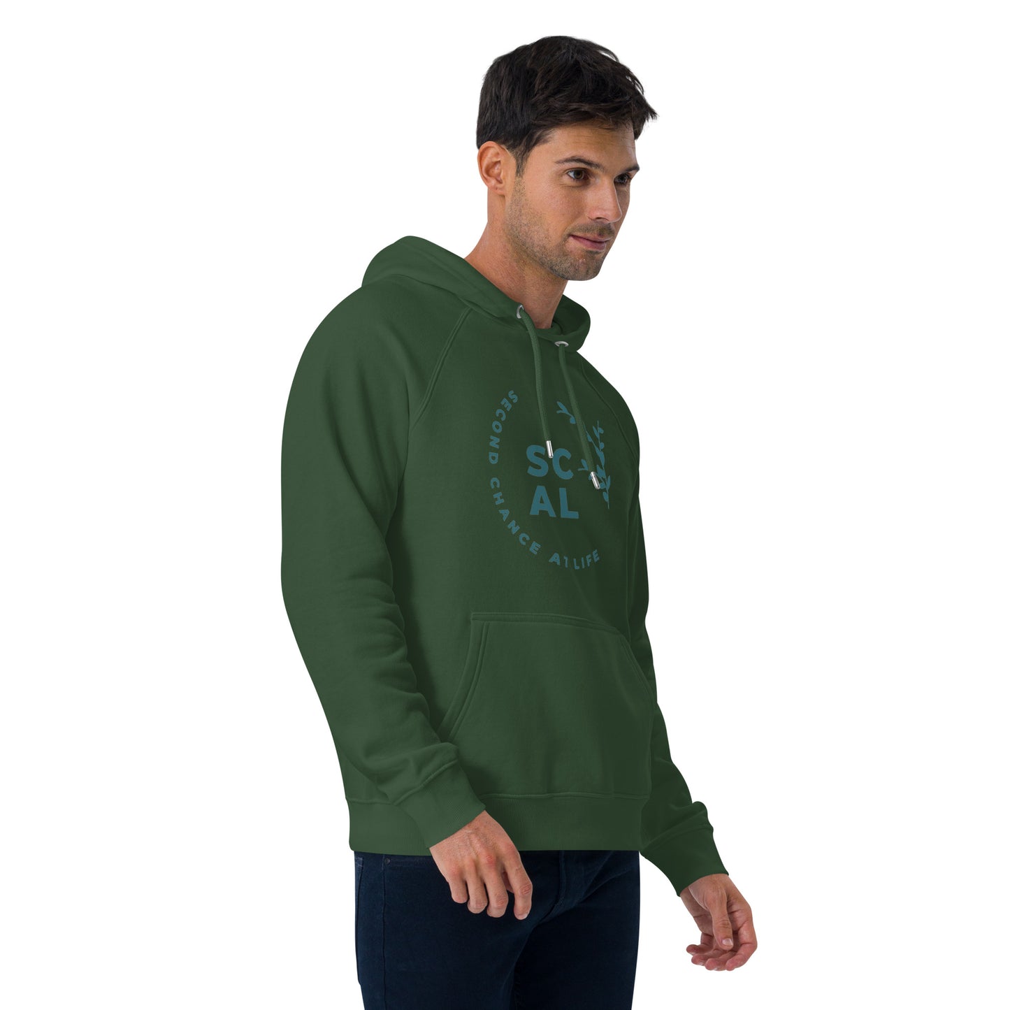 Organic Cotton Unisex Eco Raglan Hoodie