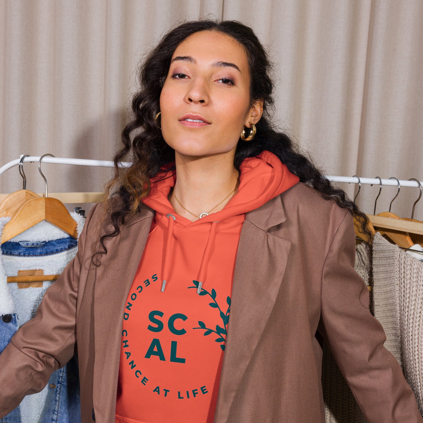 Organic Cotton Unisex Eco Raglan Hoodie