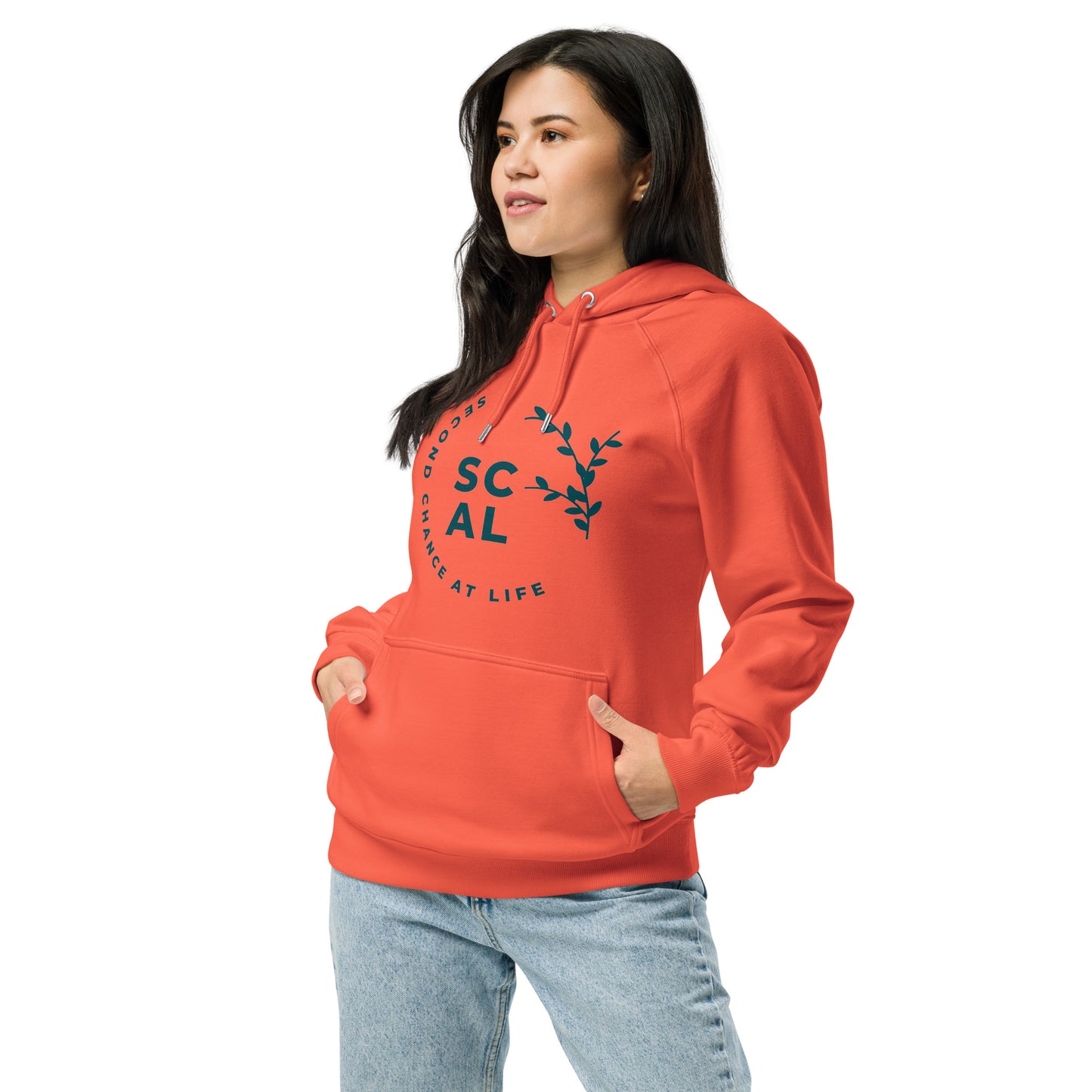 Organic Cotton Unisex Eco Raglan Hoodie