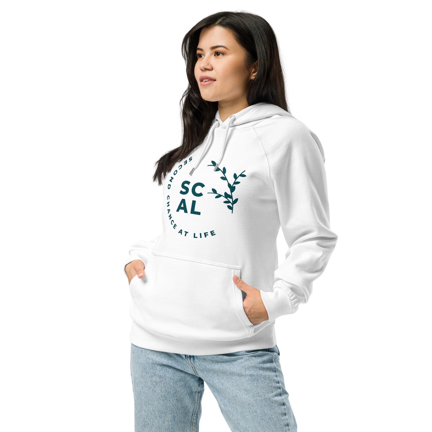 Organic Cotton Unisex Eco Raglan Hoodie