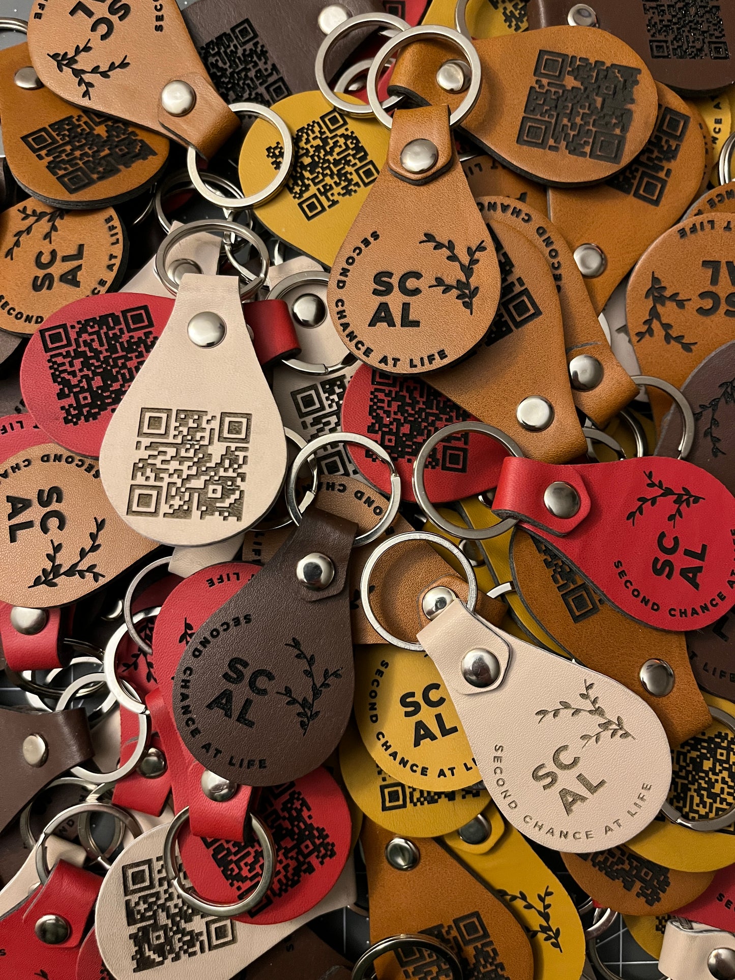 SCAL Studio Leather Keychains