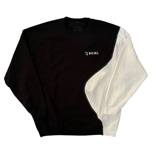 Black / White XL Crewneck Sweatshirt