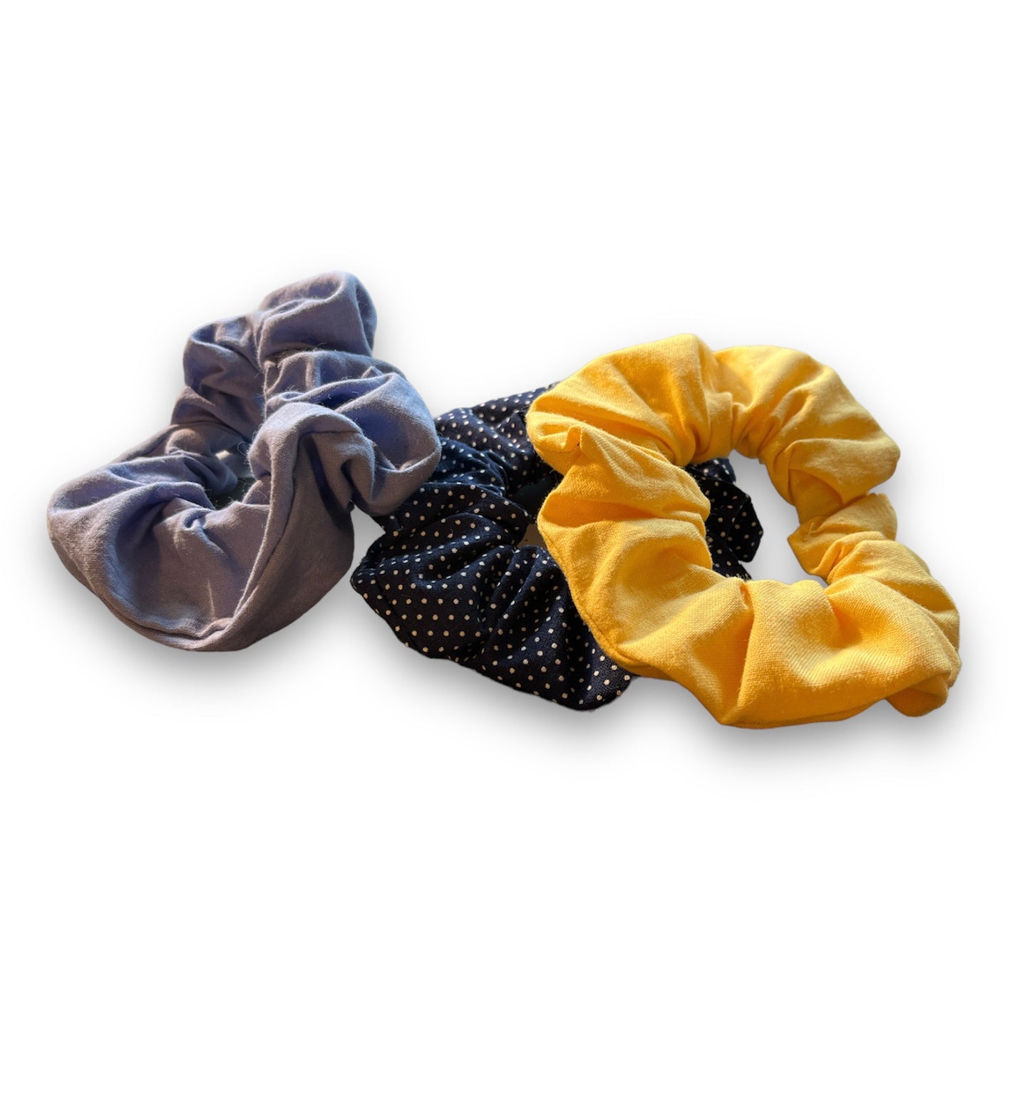 Yellow Upcycled Scrunchie