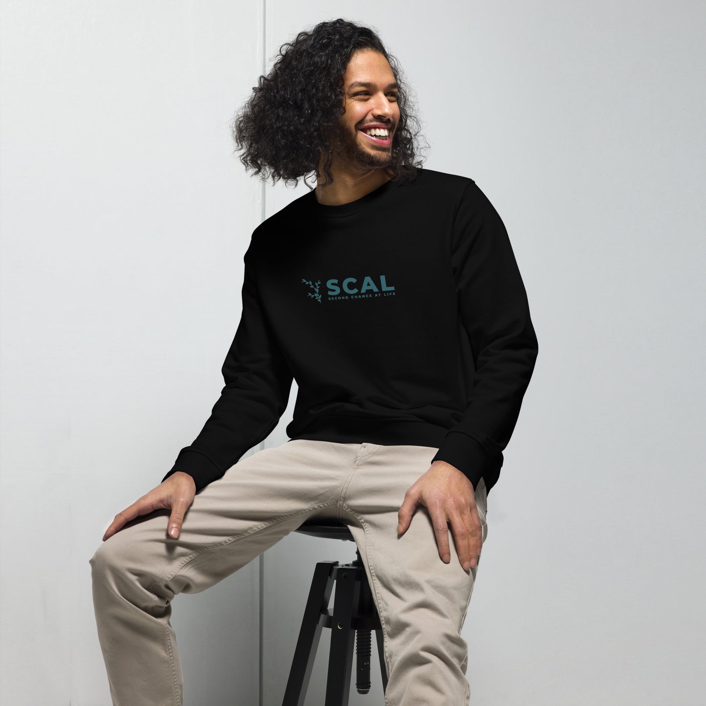 SCAL Flat Logo Unisex organic sweatshirt
